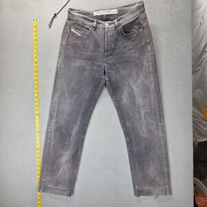 VTG Diesel Jeans Mens Gray Cochise Med Wash Straight Button Fly Italy Fits 32x30